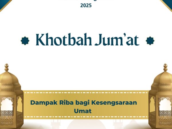 Khutbah Jum'at : Dampak Riba bagi Kesengsaraan Umat